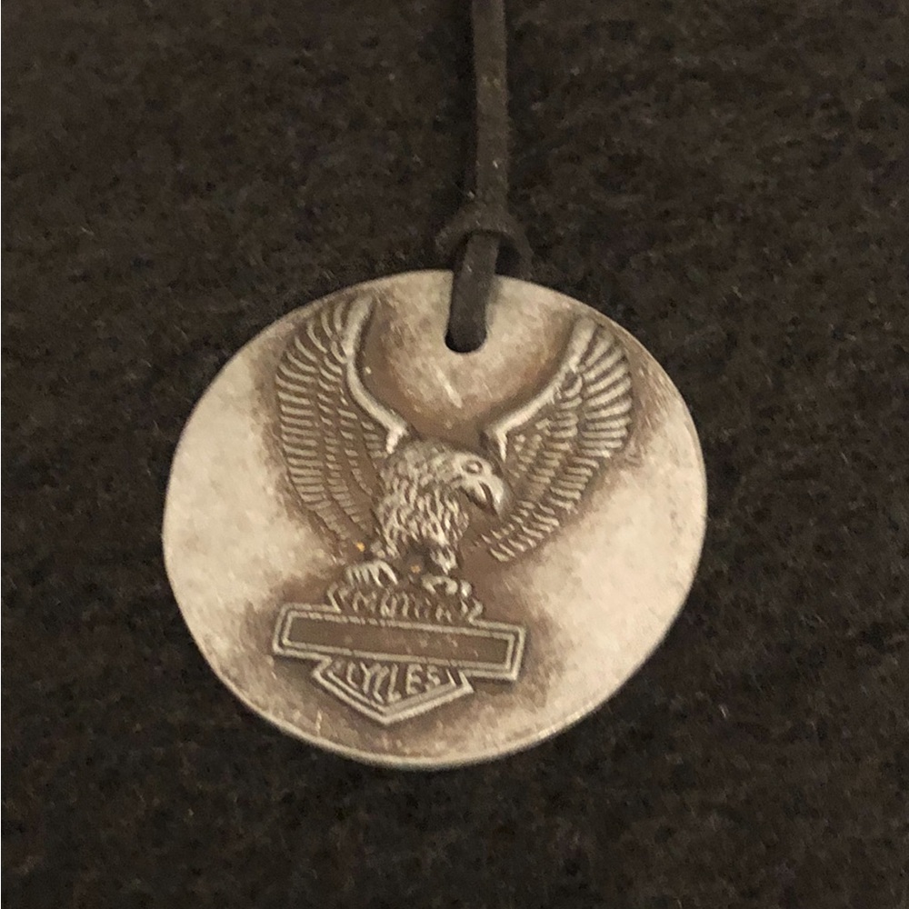 Eagle pendant necklace on long cord